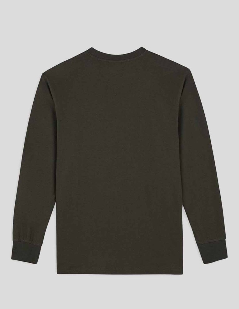 T-shirt DICKIES mount view ls tee green olive